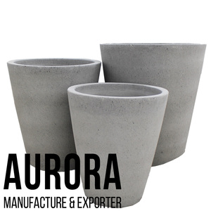 Pots et jardinières en béton durable à prix de gros, décoratifs pour extérieur, en provenance du Vietnam - Product Image 2