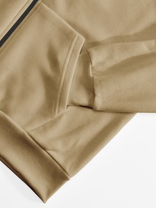 ชุดวอร์มผู้ชายผ้าฟลีซคอตตอน 100% พิมพ์ลายได้ตามต้องการ ชุดลำลองสองชิ้นสำหรับผู้ชาย - Product Image 3