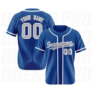 Maillots de baseball américains personnalisés de haute qualité en gros – Style Pro Classique pour équipes sportives – Broderie et sublimation sur mesure - Product Image 3