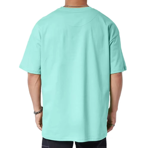 Camiseta Casual de Manga Corta para Hombre, Cuello en V, Corte Regular, Color Sólido, Felpa, Ecológica, de Secado Rápido - Product Image 3