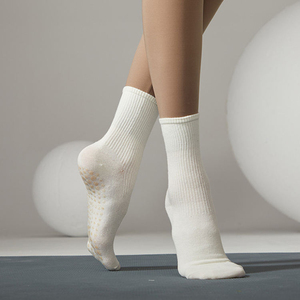 Wholesale High Quality Crew Fitness <b>Socks</b> Anti-Slip Quick Dry Custom Logo Yoga <b>Socks</b> for Women Daily Use - Product Image 1