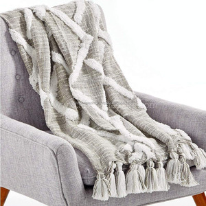 ผ้าห่มผ้าขนแกะสไตล์โบฮีเมียนสำหรับห้องนั่งเล่นโซฟาเตียงนอนพับได้ของขวัญปิคนิคสำหรับตกแต่งบ้านผ้าห่ม - Product Image 6