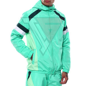 Conjunto de Chaqueta y Pantalón Impermeable para Hombre 2026, Estilo Urbano, Chaqueta Cortavientos de Nailon y Spandex, Traje Deportivo - Product Image 2