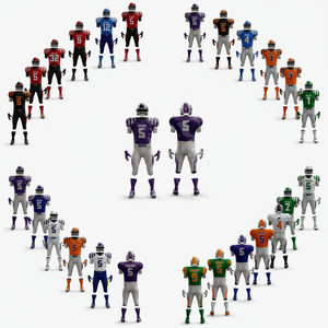 New Arrival Outdoor Lightweight Custom Sportswear Team Player American Football Uniforms Custom Solid Plain Color Padded Uniform - Product Image 1