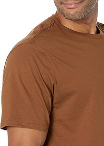 High Quality Custom Your Brand Logo 100% Cotton O-neck T Shirt Blank Men <b>Tshirt</b> Plain Casual Breathable Quick Dry Outdoor - Product Image 3