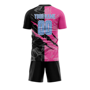 2026 New Hot Sale Soccer Football Wear 100% Polyester Soccer Uniform For Men Soccer Jersey Uniform Football Jersey Set - Product Image 4