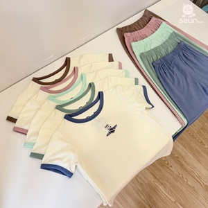 ชุดเสื้อผ้าเด็ก unisex ชุดลำลองเด็ก เนื้อผ้านุ่ม น้ำหนักเบา เหมาะสำหรับฤดูร้อน ราคาโรงงานเวียดนาม ชุดเสื้อผ้าเด็ก Ultra-S - Product Image 1