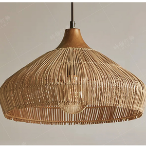 Natural Handmade <b>Rattan</b> Lampshade Supplier Eco Friendly Decorative Boho <b>Light</b> <b>Shade</b> Durable Lightweight from Vietnam - Product Image 4