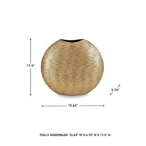 Jarrón Decorativo de Metal para Mesa con Acabado Premium, Elegante Portaflores para Decoración del Hogar - Product Image 3