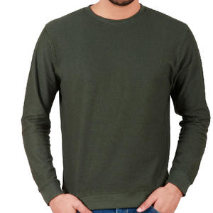 <b>Men's</b> Winter Fleece Sweatshirt Premium Crew Neck Casual <b>Pullover</b> with Ribbed Cuffs and Hem - Product Image 1