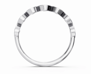 Anillo de Diamantes para Uso Diario, Oro Sólido de 9KT, 14KT, 18KT, Banda de Oro Amarillo, Rosa y Blanco, Joyería con Diamantes Genuinos, Anillo de Promesa para Ella - Product Image 4