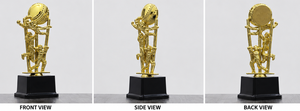 •Plastic <b>trophy</b> perfect for talent competitions - Product Image 1