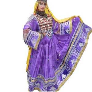 Collection Exclusive de Robes Kuchi aux Designs Variés pour Acheteurs Mondiaux – Manches Longues, Style Tribal Afghane, Vintage, Ethnique, en Mousseline Brodé à la Main - Product Image 1