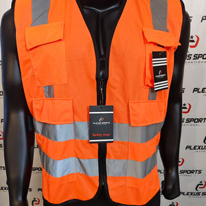 Vêtements de travail, conception personnalisée, gilet de sécurité respirant haute visibilité, fabricant pakistanais, gilet de sécurité pour agents de sécurité - Product Image 4