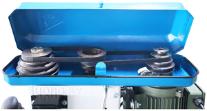 Hong Ky |   Taladro de columna industrial KB120TC con función de roscado, 13 pulgadas, 750 W, 12 velocidades, bajo nivel de ruido, alta precisión, polea de hierro fundido - Product Image 4