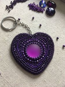 Unique Floral Embroidery Beaded <b>Keychain</b> Handmade Eco-Friendly MD HANDICRAFTS Decorative Backpack Charm Designer Handcrafted - Product Image 6