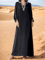Abaya personnalisée noire de Dubaï pour femme, robe musulmane de luxe, abaya de Dubaï en gros, abaya modeste, abaya de luxe en gros