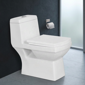 Offre Spéciale – WC Monobloc en Céramique Écologique, Cuvette de Toilette en Porcelaine pour Hôtels - Product Image 2
