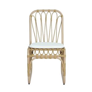 Set da Pranzo Moderno da Esterno 5 Pezzi per 4 Persone, Tavolo Quadrato in Legno di Acacia con 4 Sedie in Rattan, Mobili da 82,5 cm per Patio, Terrazza e Giardino - Product Image 6