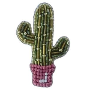 Handmade Cotton Seed Beads Embroidery Floral Fashion <b>Patch</b> Customizable - Product Image 4