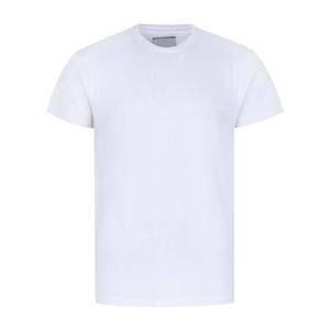 T-shirts pour hommes de couleur blanche, manches courtes, prix bas, service OEM ODM, fabrication sur mesure, haute qualité - Product Image 1