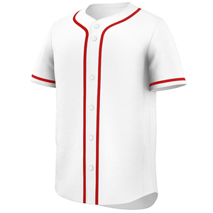 Camiseta de Béisbol Personalizada de Alta Calidad para Hombre, Transpirable, de Poliéster, Tallas Grandes, Estampada, al por Mayor, Lisa, Uniforme - Product Image 4