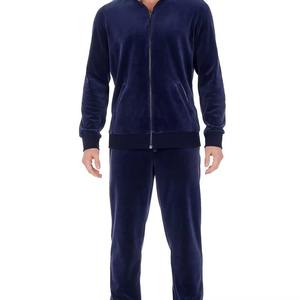 Dernier modèle de survêtement d'hiver en velours pour hommes, collection athlétique personnalisée, vente en gros, directement de l'usine - Product Image 1