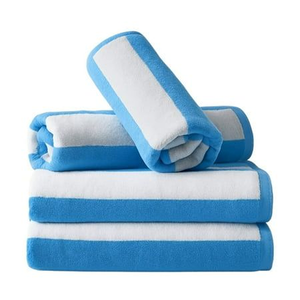 Toalla de Piscina Premium a Rayas, Extra Grande, de Algodón Suave, de Secado Rápido, Toallas de Piscina a Rayas, Suaves y de Secado Rápido, Toallas de Hotel - Product Image 3