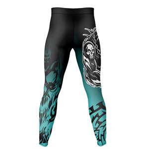 Leggings Deportivos de Cintura Alta para Hombre, Diseño Personalizado con Impresión por Transferencia de Calor, Secado Rápido, Poliéster, Efecto Push-Up, Elásticos, para Fitness - Product Image 2