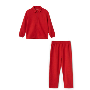 Custom OEM Unisex Fleece Tracksuit Set Full Zip Sweatshirt and Jogger <b>Pants</b> Winter Warm Cotton Polyester Sportswear Casual Set - Product Image 1