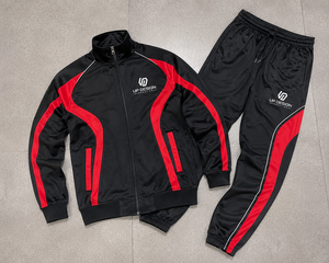 Chándal Deportivo Personalizado de Poliéster para Hombre, con Cremallera Completa, Ropa Deportiva para Correr, Conjunto de Entrenamiento, Fabricante OEM ODM - Product Image 5