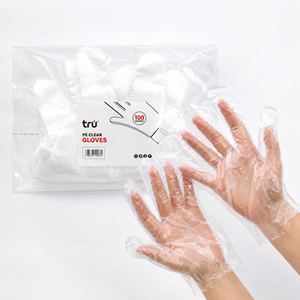 Phuc Lam Transparent Disposable PVC <b>Gloves</b> Ultra <b>Thin</b> Waterproof Cleaning Supplies Household <b>Gloves</b> - Product Image 6