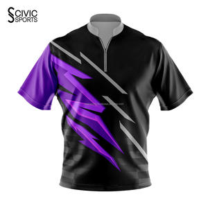 Design Mens Youth <b>Bowling</b> Jerseys Customized <b>Bowling</b> <b>Shirts</b> Sublimation Printing wholesale oem sublimation - Product Image 1