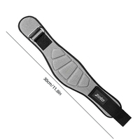 Ceinture de musculation légère en nylon respirant avec rembourrage en néoprène pour le cross-training, équipement de soutien dorsal pour la gym, vente en gros