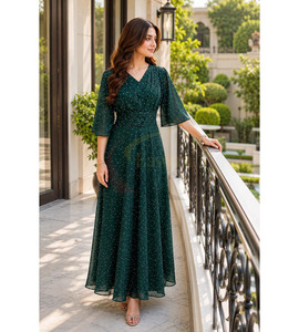 Vestido Bohemio de Calidad Superior al por Mayor 2026, Vestido de Playa de Verano para Mujer, Floral, de Manga Larga - Product Image 5
