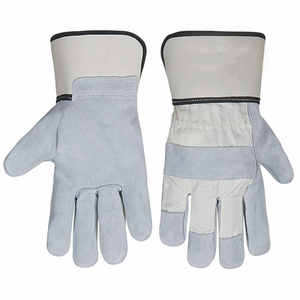 Gants de travail robustes pour la construction en extérieur, gants de sécurité en cuir de qualité supérieure pour le soudage, gants de travail canadiens en promotion - Product Image 2