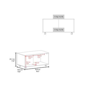 Mesa de centro Open Storage Wengue con ruedas - Product Image 5