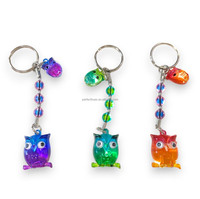Llaveros de Acrílico con Diseño de Búho Pequeño, Impresión UV 3D, Duraderos, Recuerdos, Regalos