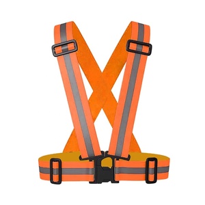 Gilet de sécurité réfléchissant haute visibilité - Sangle élastique - Ceinture réfléchissante pour course à pied et cyclisme en extérieur avec support de logo personnalisé - Product Image 5
