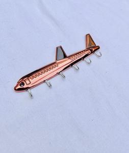 Porte-clés mural en forme d'avion, support décoratif de style aviation, organisateur de crochets pour l'entrée de la maison, le bureau, rangement de clés, durable - Product Image 3