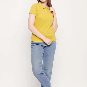 เสื้อโปโลผู้หญิงแขนสั้นคอปกแบบเรียบง่าย เสื้อโปโลผู้หญิงสั่งทำได้ ขายส่ง เสื้อยืดกอล์ฟผู้หญิงระบายอากาศได้ดี ผู้ผลิต OEM - Product Image 4