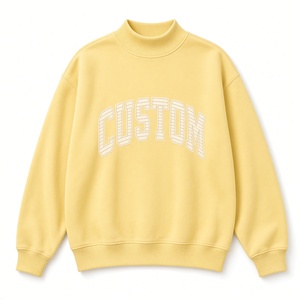 Sudadera Oversize de Cuello Alto con Forro Polar, Diseño Personalizado con Logotipo Impreso, Manga Larga, Top Informal, Ropa Urbana al por Mayor - Product Image 6
