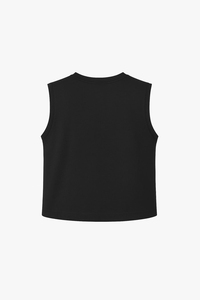 Vente en gros de débardeurs de fitness pour femmes de haute qualité, courts, respirants, confortables, en coton, avec logo personnalisé - Product Image 2