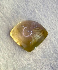 Cuarzo Limón Natural en Forma de Cabujón, Gema Amarilla Suelta para Joyería y Colección - Product Image 6