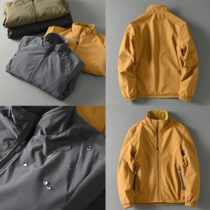 Best Wholesale Price Customized Logo Men Windbreaker Jacket Manufacturing High Quality Men Stand Collar Polyester <b>Shell</b> - Product Image 4