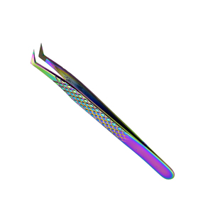 Professional of High Quality <b>Eyelash</b> Applicator Tool with 90 Degrees Fiber Tip Customized Private <b>Extension</b> Tweezers - Product Image 3