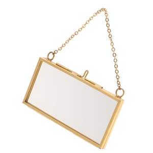 Wholesale Hanging Brass Geometric Glass <b>Frame</b> <b>Double</b> <b>Sided</b> Art Display <b>Frame</b> Hexagon Floating <b>Photo</b> <b>Frame</b> for Pressed Flower - Product Image 3