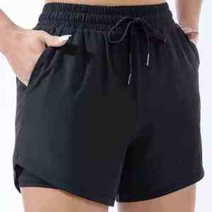 High <b>Waist</b> Women’s Shorts Breathable <b>Elastic</b> <b>Waist</b> Quick Dry Sporty Casual Loose Fit Summer Lounge Bottoms Lightweight Shorts - Product Image 6
