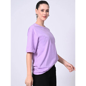 Camiseta Básica Lisa de Moda, Manga Corta, Unisex, Cuello Redondo, Ropa en Blanco, Colores y Tallas Personalizables, Fabricante OEM ODM - Product Image 3
