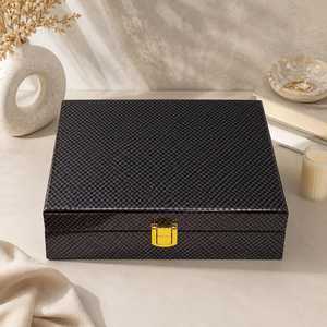 ALI FASHION ART Caja de Almacenamiento de Madera Moderna y Minimalista, Duradera, con Tapa, para Decoración del Hogar y Accesorios de Joyería - Product Image 4